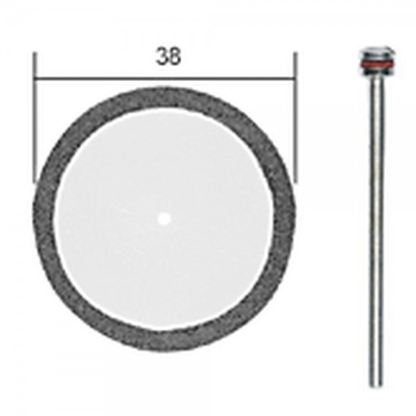 Proxxon Diamantierte Trennscheibe, 38 mm + 1 Träger, 28842