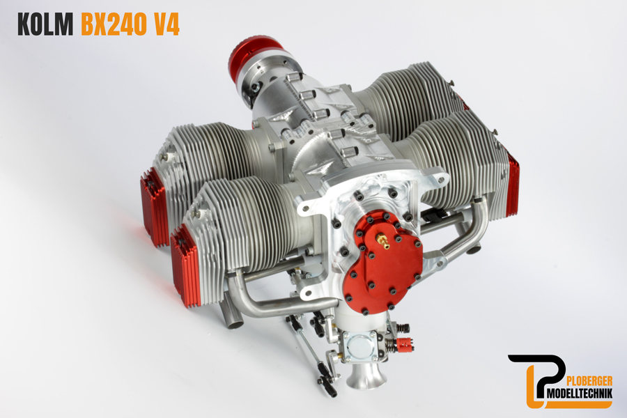 BX240 V4 4-cylinder twin boxer engine