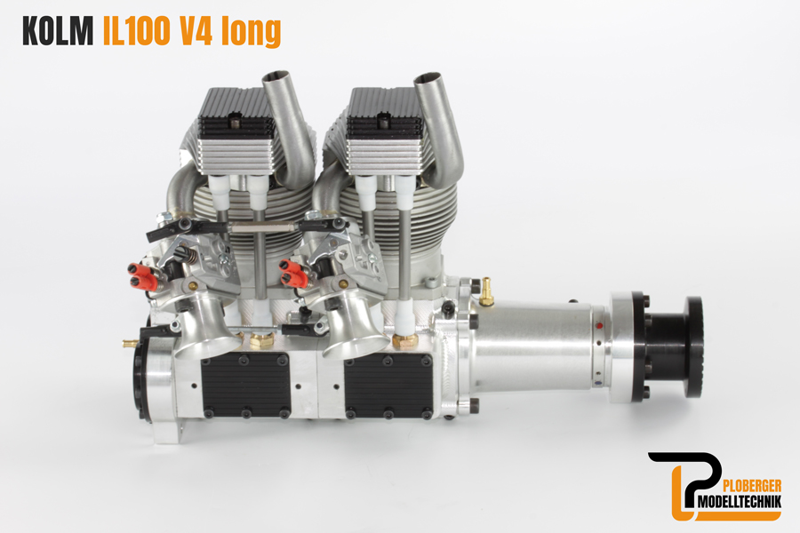 IL100 V4 inline engine 2 cylinder