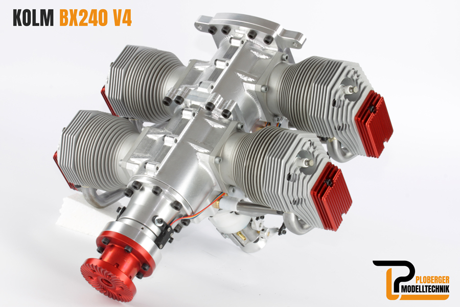 BX240 V4 4-cylinder twin boxer engine