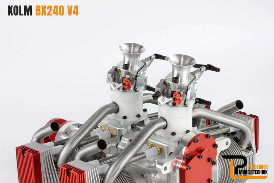 BX240 V4 4-cylinder twin boxer engine